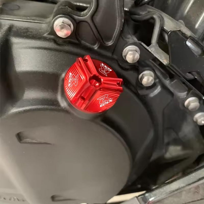 MOWOK غطاء حماية خزان سائل الفرامل الأمامي لدراجة سوزوكي GSX-R Gsxr 600 750 1000 GSX-R750 gsx-r600 gsx-r1000 وغطاء خزان الزيت (أسود) - Image 4